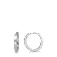 Créoles à charnières Or blanc 18K-590672