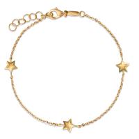Bracelet Or jaune 18K Étoile 16.5-18 cm-590723