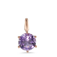 Pendentif Or rouge 18K Améthyste Ø8 mm-590848