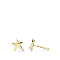 Clous d'oreilles Or jaune 9K Étoile Ø8 mm-591031