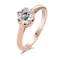 Bague Argent Zircone rosé Plaqué or-591188