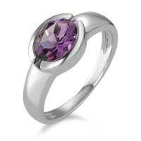 Bague Or blanc 9K Améthyste-591322