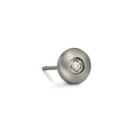 Clous d'oreille à l'unité Titane Zircone Ø6 mm-591336