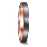 Alliance Tantale 999, Or rouge 14K Diamant 0.02 ct, w-si-591740