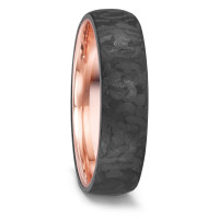 Alliance Or rouge 14K, Carbone-591758