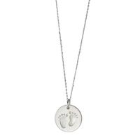 Collier Or blanc 14K nacre Pieds 40-42 cm-592433