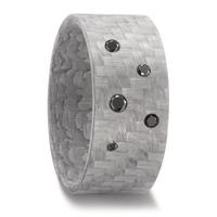 Alliance Carbone Diamant noir, 0.14 ct, 5 Pierres-592507