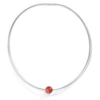 Collier Acier inoxydable, Aluminium 42 cm-592542