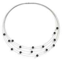 Collier Acier inoxydable, Carbone 45 cm-592691
