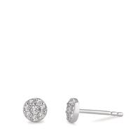 Clous d'oreilles Argent Zircone Rhodié Ø5 mm-592800