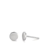 Clous d'oreilles Argent Rhodié Ø6 mm-592809