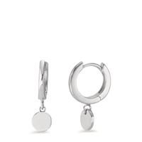 Créoles à charnières Argent Rhodié-592842