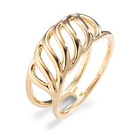 Bague Argent jaune Plaqué or-593051