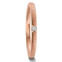 Alliance Or rose 18K Diamant 0.03 ct, w-si-593114
