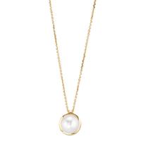 Collier Or jaune 18K perle d'eau douce 42 cm-593703