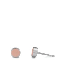 Clous d'oreilles Acier inoxydable rosé PVD Ø6 mm-594236