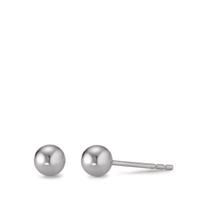 Clous d'oreilles Argent Rhodié Ø6 mm-594424