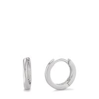 Créoles à charnières Argent Rhodié-594457