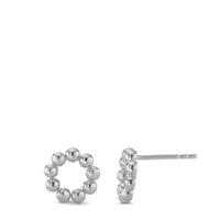 Clous d'oreilles Argent Rhodié Ø9.5 mm-594469
