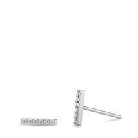 Clous d'oreilles Argent Zircone 12 Pierres Rhodié-594475