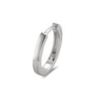 Créoles à charnières à l'unité Or blanc 18K-594506