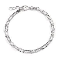 Bracelet Argent Rhodié 17.5-19.5 cm-594649