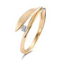Bague Or jaune 18K Diamant 0.07 ct, brillant, w-si-594945