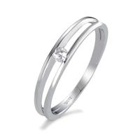 Bague Or blanc 9K Zircone-595056