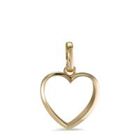 Pendentif Or jaune 9K Coeur Ø14 mm-595073
