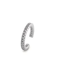 Ear cuff Argent Zircone 26 Pierres Rhodié Ø14 mm-595662