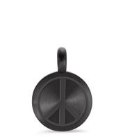 Pendentif Acier inoxydable noir PVD Paix Ø11 mm-595684