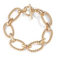 Bracelet Bronze jaune Plaqué or 19 cm-596149