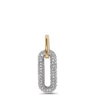 Pendentif Or jaune 9K Zircone-596205