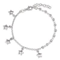 Bracelet Argent Rhodié Étoile 16-19 cm-596264