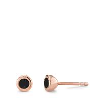 Clous d'oreilles Acier inoxydable rosé PVD Ø5 mm-596633