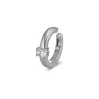 Ear cuff Argent Zircone Rhodié Ø13.5 mm-596698
