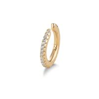 Ear cuff Argent Zircone jaune Plaqué or Ø13.5 mm-596703