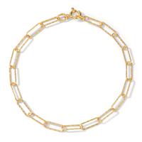 Bracelet Argent jaune Plaqué or 19 cm-596858