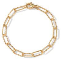 Bracelet Argent jaune Plaqué or 19 cm-596860