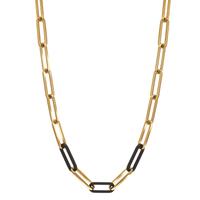 Collier Acier inoxydable, Carbone PVD 45-48 cm-596985