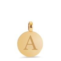 Pendentif Acier inoxydable jaune PVD Ø11 mm-597078