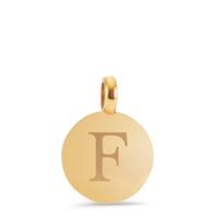 Pendentif Acier inoxydable jaune PVD Ø11 mm-597083