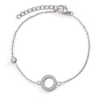 Bracelet Acier inoxydable Zircone 16-19 cm-597198