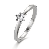 Solitär Ring 950 Platin Diamant weiss, 0.20 ct, Brillantschliff, w-si-597361