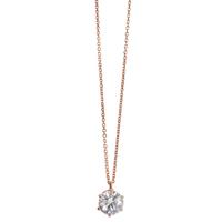 Collier Or rouge 14K Zircone 42-45 cm Ø5.5 mm-597463