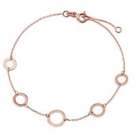 Armband 585/14 K Rotgold 17-19 cm verstellbar-597467