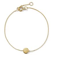 Bracelet Or jaune 14K Arbre de la vie 17-19 cm-597470