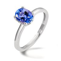 Bague Or blanc 18K Tanzanite-597601