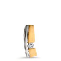 Pendentif Or blanc 18K, Or jaune 18K Diamant 0.05 ct, w-si-597605