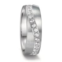 Bague Acier inoxydable Zircone-597665